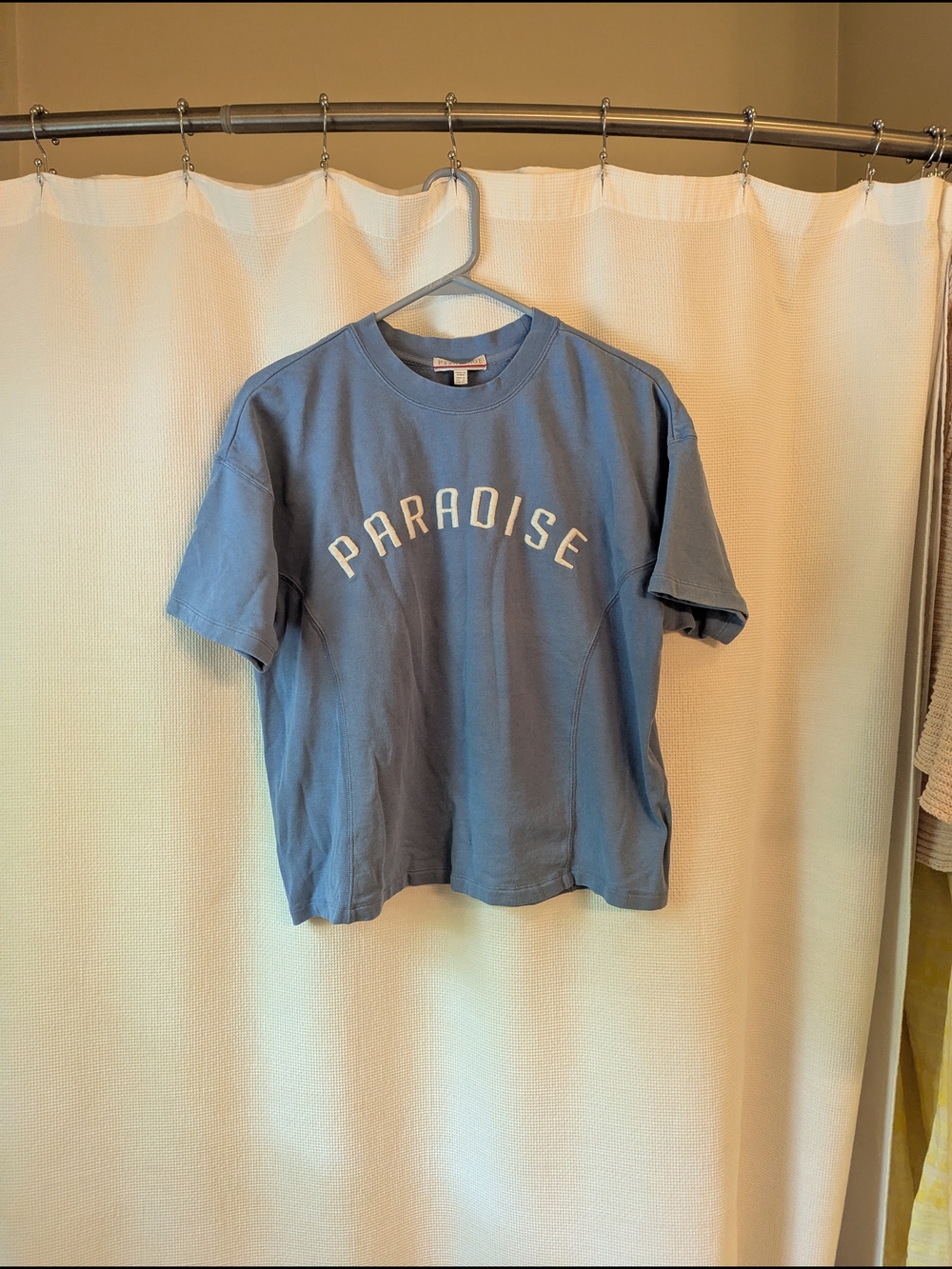 PJ Salvage Blue 'Paradise' Graphic Short Sleeve Sweatshirt Tee
